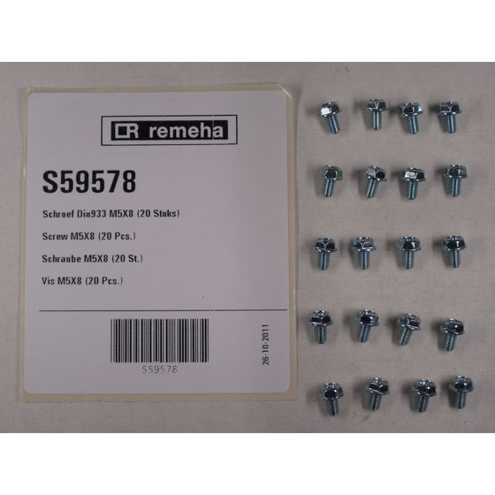 Remeha Schraube, M5x8, S59578