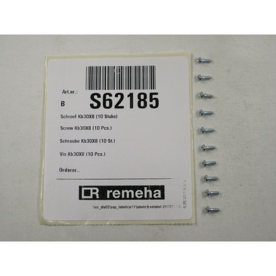 Remeha Schraube, 30x8mm, S62185