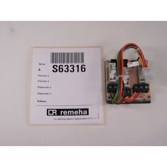 Remeha Platine Am3-2 mit 3 Relais, S63316