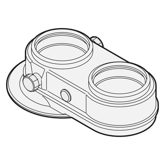 Remeha Abgasanschluss exzentrisch Calenta Ace-Matic, 80/80mm, 7220861