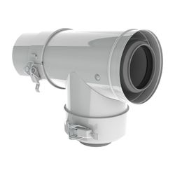 Remeha T-Stück mit Abdichtdeckel PPS DN 80/125... REMEHA-M85051W 3661238348257 (Abb. 1)