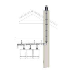 Remeha Basisset Kaskade DN 150, für 2 Kessel... REMEHA-M76725 3661238381711 (Abb. 1)
