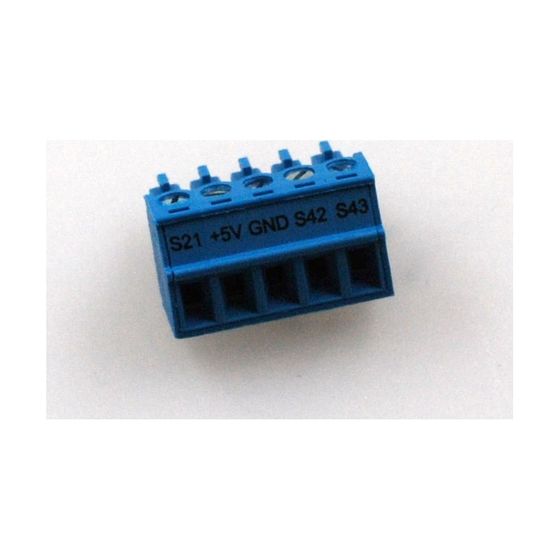 Remko Klemmen S21,5-polig, blau Smart-Wärmepumpe (I/O Modul Nr. 41) 1120924-3