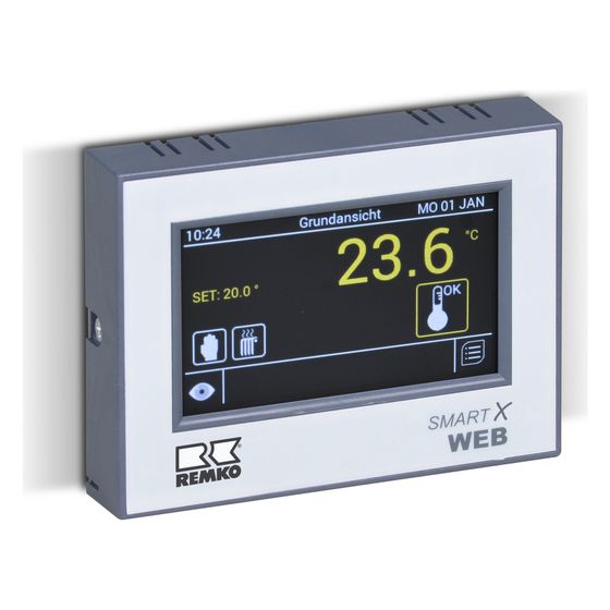 Remko Smart-X-Web ATR Elektronische Temperaturregelung IP 20, Touch-Display