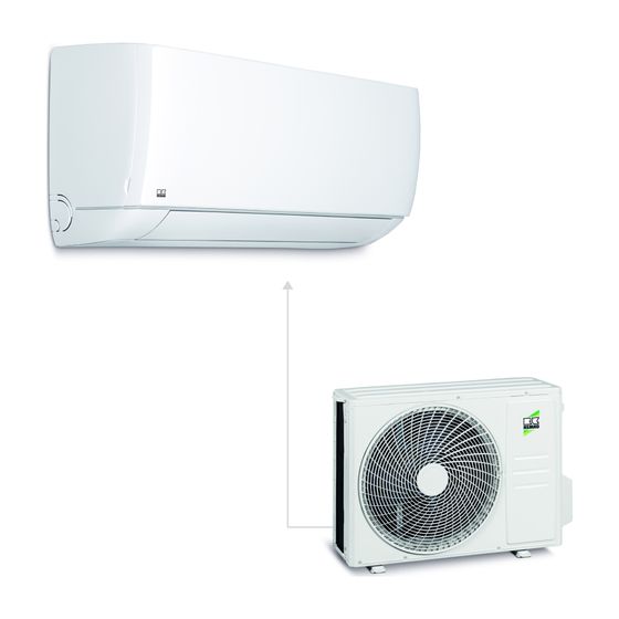 Remko Monosplit-Klimagerät BL 354 DC Set, R410A, 3,2kW Kühlen, 2,8kW Heizen, mit Schnellkupplung Inverter