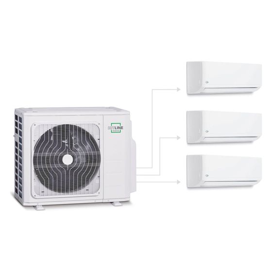 Remko Multisplit-Klimagerät Set DXM 801 inkl. 3x DXW 261 Hitline Inverter, R32