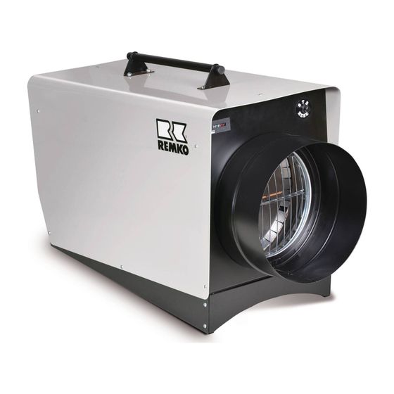 Remko Mobiler Hochtemperatur-Elektro-Heizautomat Edelstahl ELT 10-HT Inox, 10,5kW