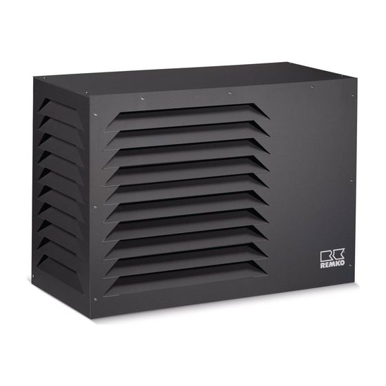 Remko Designhaube RDH 53 für Außengeräte bis 5,3kW, Anthrazit