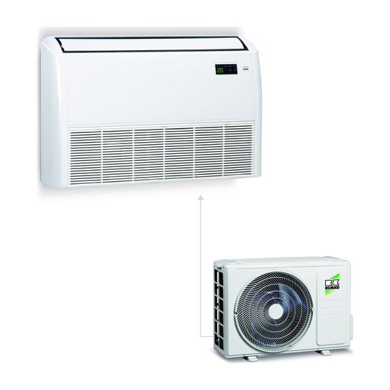 Remko Monosplit-Klimagerät Set Wand- und Deckentruhe RXT 685 DC Inverter, R32, 7,0kW Kühlen, 5,4kW Heizen