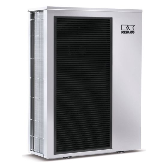 Remko Luft-Wasser-Wärmepumpe WKM 170, Monoblock Graphit, 13,9kW bei A7/W35, R32