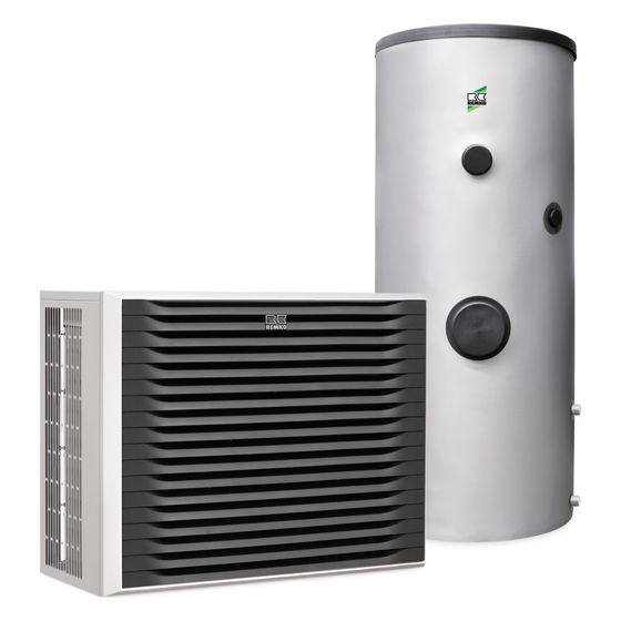 Remko Luft-Wasser-Wärmepumpe Pro Paket Mannheim, WKM 105 Pro, KWS 300, 8,10kW bei A7/W35, R290