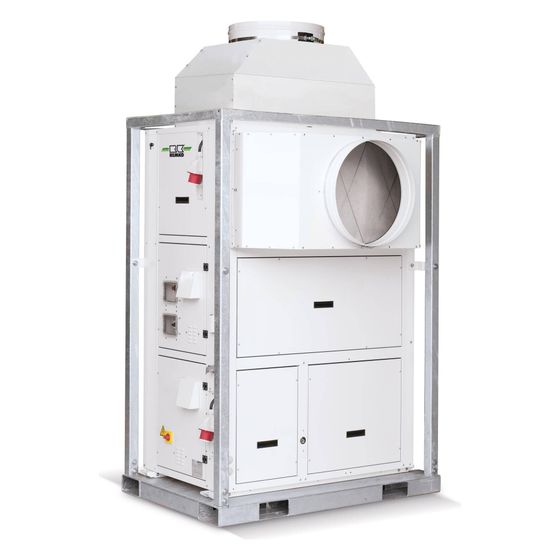 Remko Luft-Luft-Wärmepumpe WPM 350 Eco Mobile, Basisgerät, 34,4kW, R410A