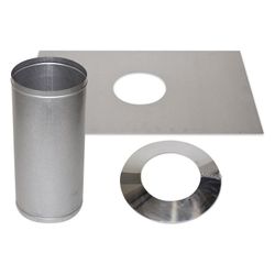 Remko Dachdurchführung Stahlblech feueraluminiert, d. 200mm... REMKO-1007212 4026415125448 (Abb. 1)