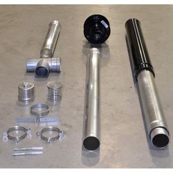 Remko Abgasanlage WSA 102 GPC/GPS Aluminium, einwandig für GPM 75... REMKO-229002 4026415127749 (Abb. 1)