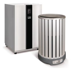 Remko Luft-Wasser-Wärmepumpe ARTstyle Designline Alu Aluminiumoptik, HTS 80, 6,63kW bei A... REMKO-255087 4026415128180 (Abb. 1)
