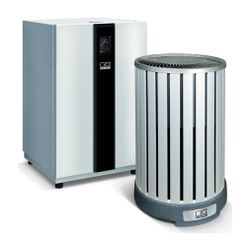 Remko Luft-Wasser-Wärmepumpe ARTstyle Designline Alu Aluminiumoptik, HTS 80, 6,63kW bei A... REMKO-255087 4026415128180 (Abb. 1)
