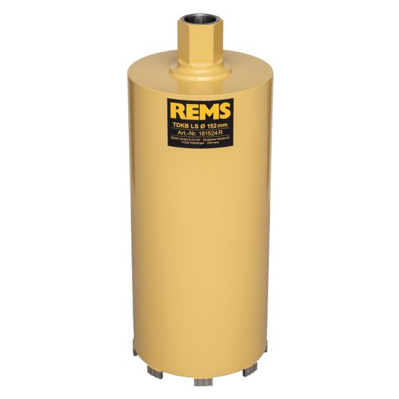REMS Trocken Diamant Kernbohrkronen LS 152x320 UNC 1 1 Viertel