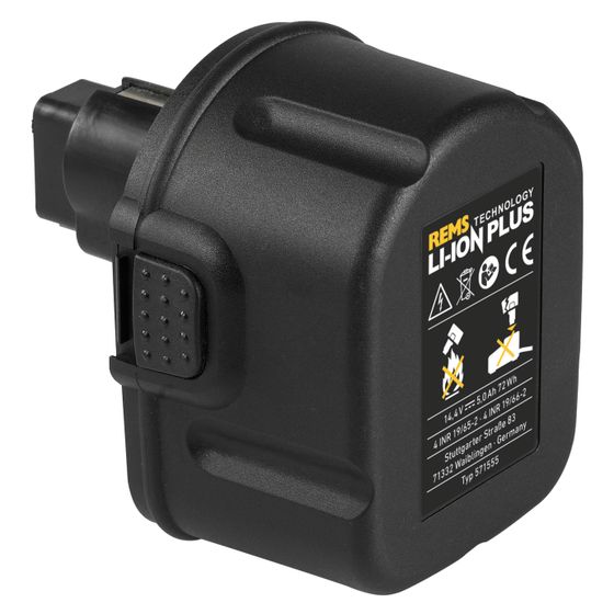 REMS Akku Li-Ion Plus 14,4 Volt 5,0 Amperestunden Ersatzakku 14,4 Volt 3,5 Amperestunden
