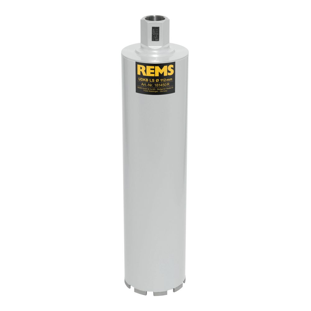 REMS Universal Diamant Kernbohrkronen LS 112x420 UNC 1 1 Viertel... REMS-181450R 4039976101356 (Abb. 1)