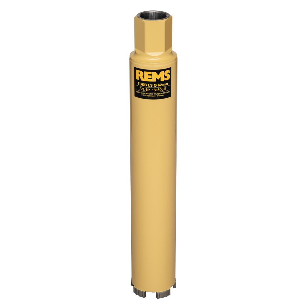 REMS Trocken Diamant Kernbohrkronen LS 62x320 UNC 1 1 Viertel... REMS-181506R 4039976261579 (Abb. 1)