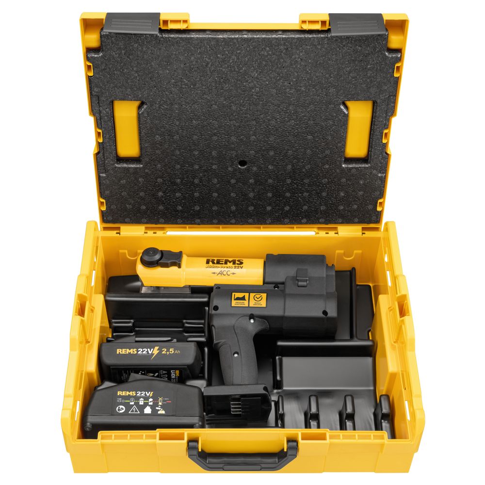 REMS Akku Press 22 Volt ACC R220 Basic Pack L Boxx für Pressverbindungen D 10-108 mm ... REMS-576011R220 4039976168557 (Abb. 11)