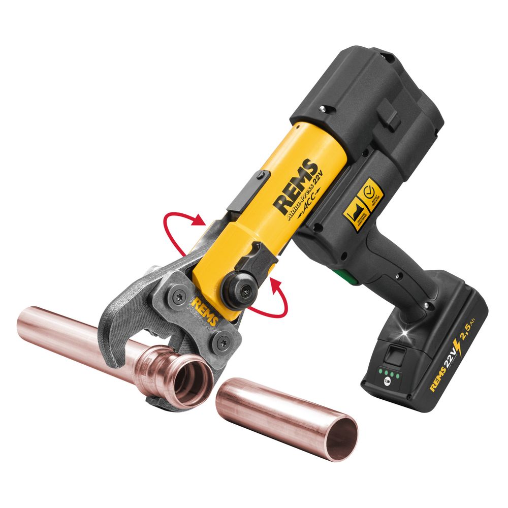 REMS Akku Press 22 Volt ACC R220 Basic Pack L Boxx für Pressverbindungen D 10-108 mm 3... REMS-576011R220 4039976168557 (Abb. 4)