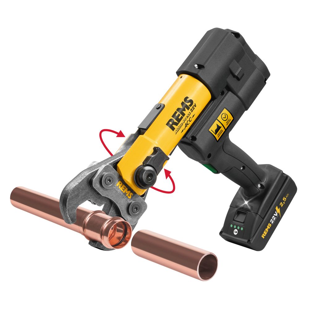REMS Akku Press 22 Volt ACC R220 Basic Pack L Boxx für Pressverbindungen D 10-108 mm 3... REMS-576011R220 4039976168557 (Abb. 8)