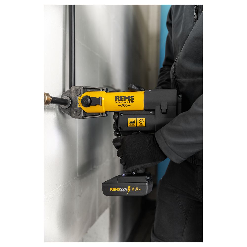 REMS Akku Press 22 Volt ACC R220 Basic Pack L Boxx für Pressverbindungen D 10-108 mm ... REMS-576011R220 4039976168557 (Abb. 17)