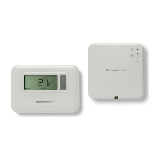 Resideo Raumthermostat T3R drahtlos, Empfängerbox mit Schaltkontakt