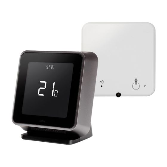 Resideo Raumthermostat T6R Smart Home m. Funk-Empf.-box anthrazit