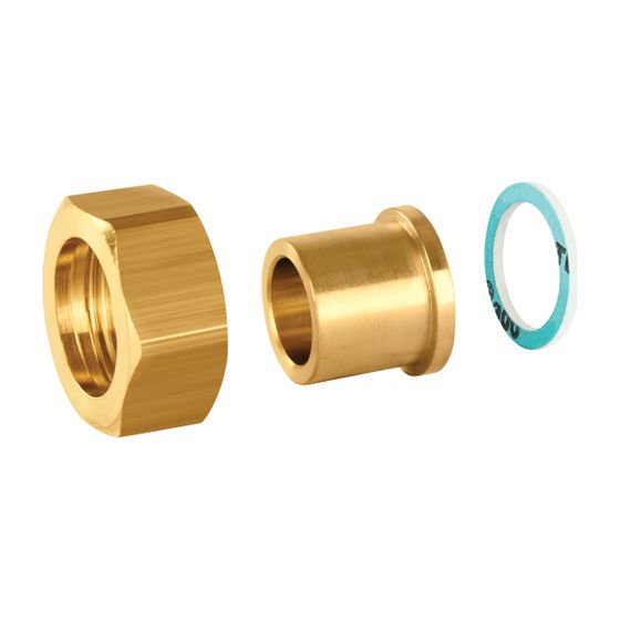 Resideo Anschlussverschraubung S-F, Löttülle 12mm, G 1/2