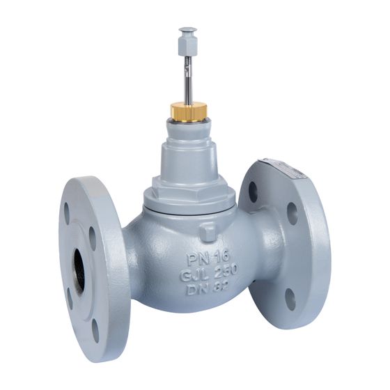 Resideo 2-Wege-Ventil DF-B-CI, Grauguss, PN 16, Flansch DN 15, Kvs 1,6