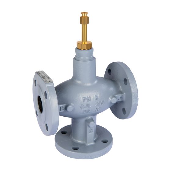 Resideo 3-Wege-Ventil XF-A Grauguss, PN 6, Flansch DN 32, Kvs 16