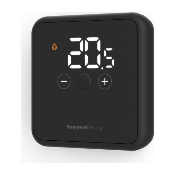 Resideo Raumthermostat DT4 verdrahtet, An/Aus, Schwarz