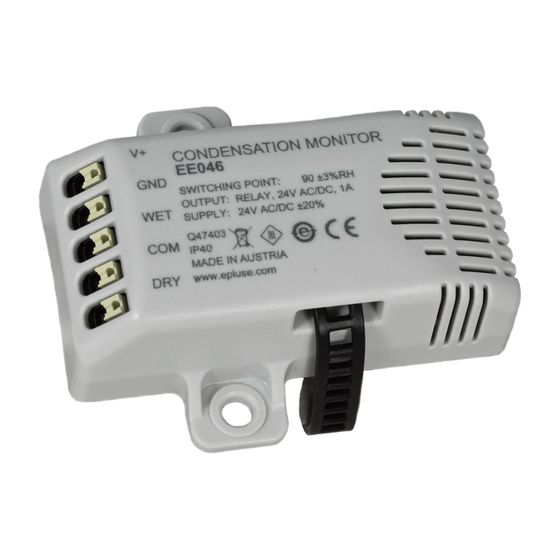 Resideo Taupunktschalter EE046 24V AC/DC, Wand-/Rohrmontage