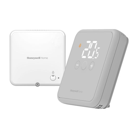 Resideo Temperaturwähler mit Fühler DT4MR drahtlos, OpenTherm, Grau