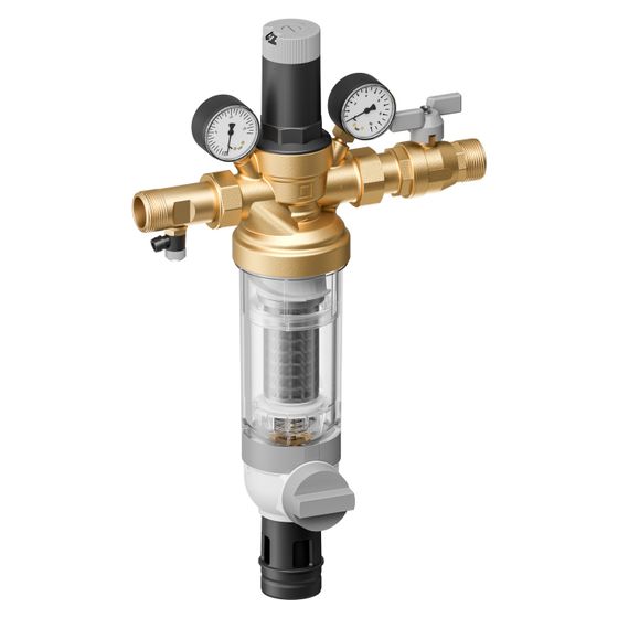 Resideo Hauswasserstation HS10S, 0,1mm, bleifrei, Tülle 2