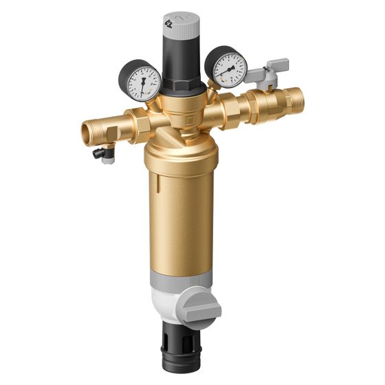 Resideo Hauswasserstation HS10S, 0,1mm, bleifrei, Tülle 1