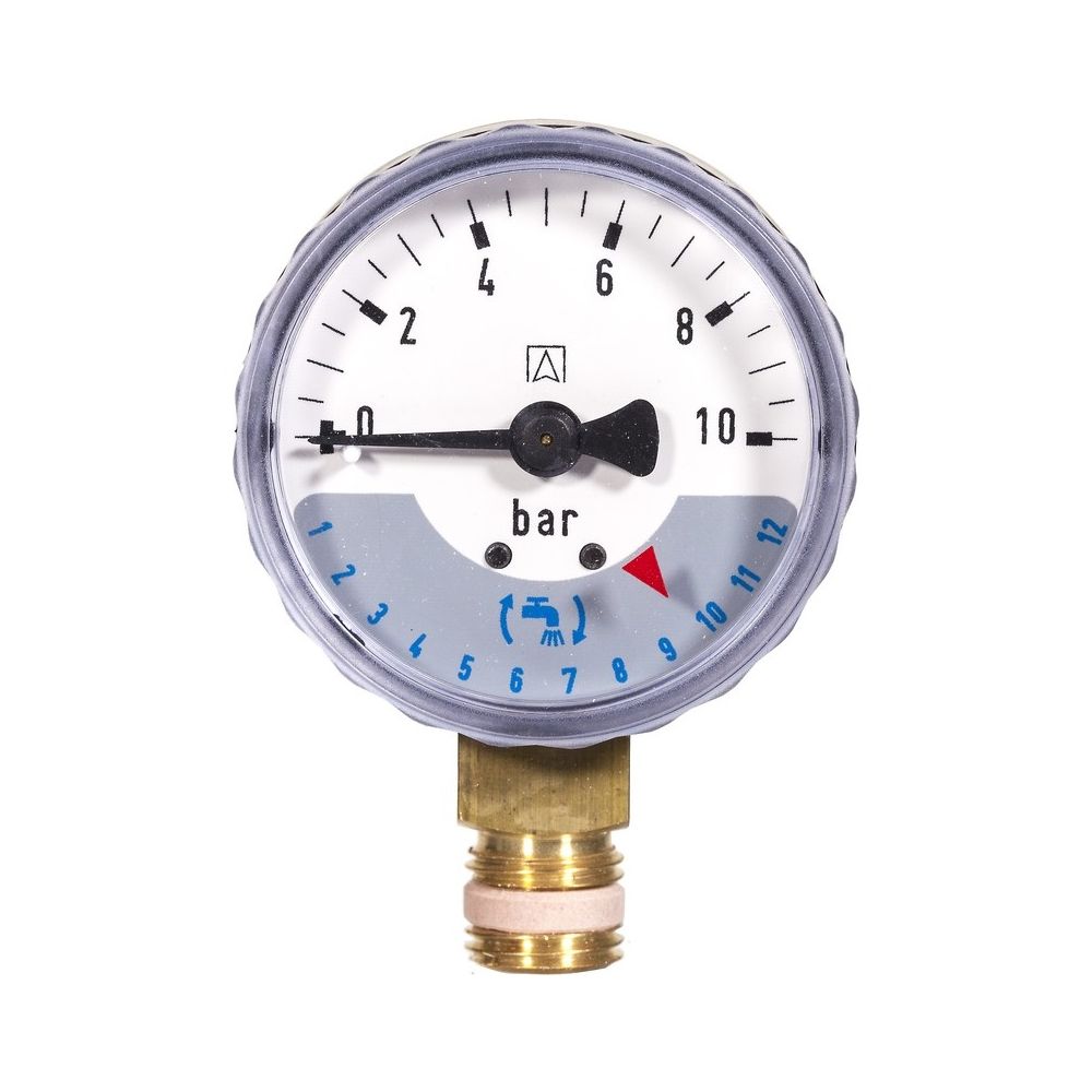 Resideo Manometer M70AF Ausgang, 0-10bar, zu Primuscenter DWC... RESIDEO-M70AF-A10MR 4019837137106 (Abb. 1)