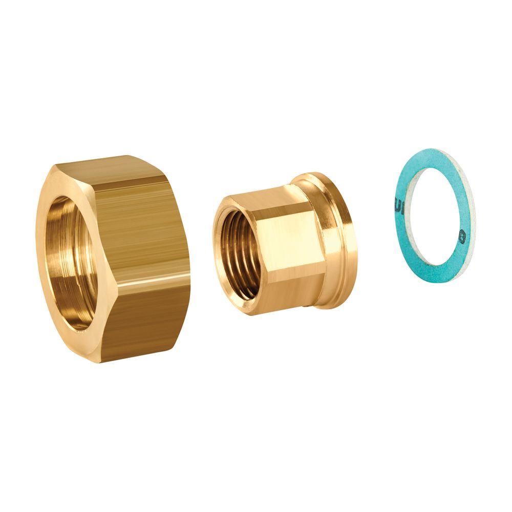 Resideo Anschlussverschraubung I-F, IG-Tülle G 1 1/4" x G 2", flach dichtend... RESIDEO-ASV-CS-32-I-F 5059087011763 (Abb. 1)