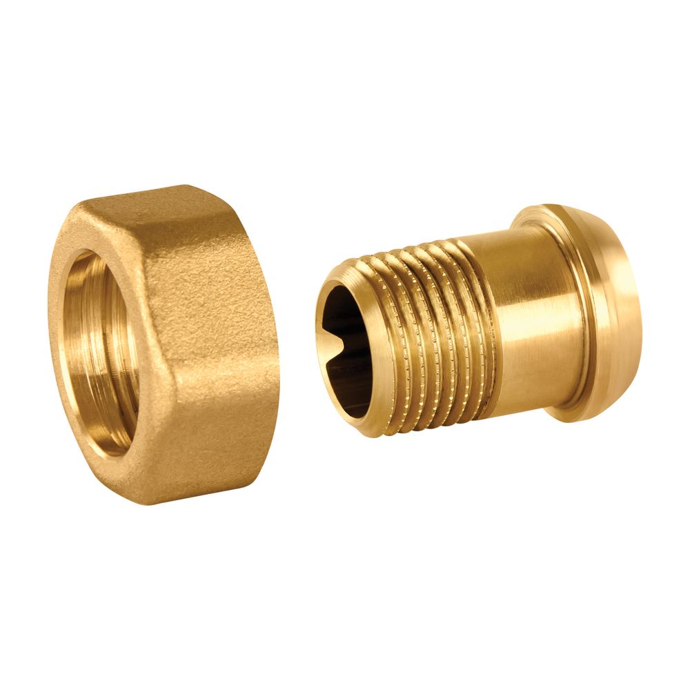 Resideo Anschlussverschraubung O-C, AG-Tülle R 1/2" x 1 1/8"x14, konisch dichten... RESIDEO-ASV-CS-20-O-C 5059087011848 (Abb. 1)