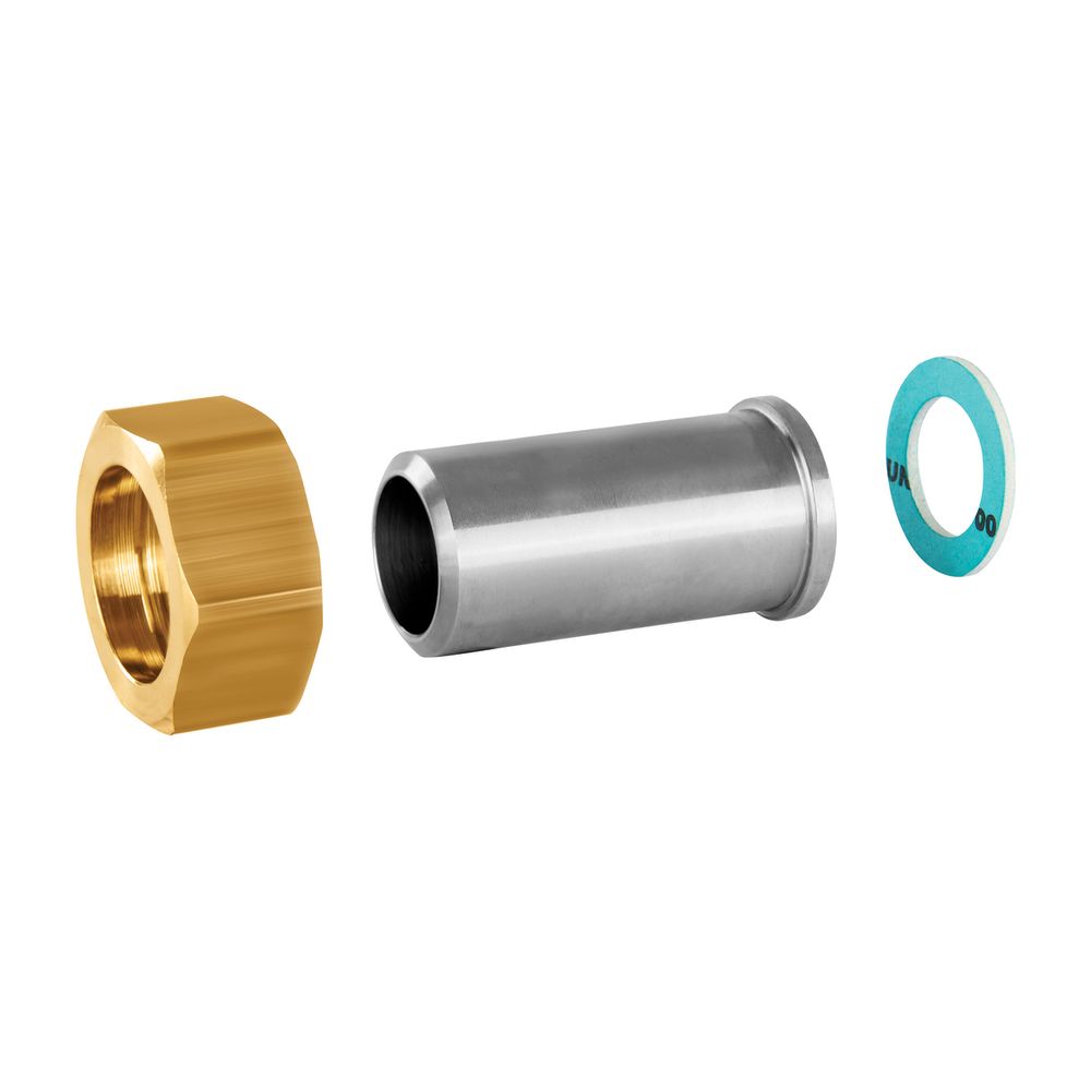 Resideo Anschlussverschraubung W-F2, Schweißtülle 32mm, G 1 1/2", flach dichten... RESIDEO-ASV-CS-32-W-F2 5059087011930 (Abb. 1)