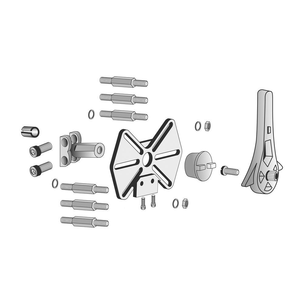 Resideo Anbausatz universal ATU2040A Für Fremdmischer... RESIDEO-ATU2040A 4024627290107 (Abb. 3)