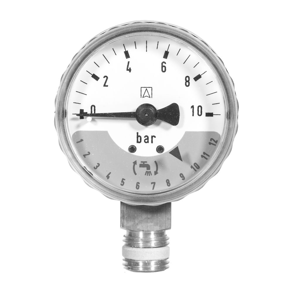 Resideo Manometer M70AF Ausgang, 0-10bar, zu Primuscenter DWC... RESIDEO-M70AF-A10MR 4019837137106 (Abb. 3)