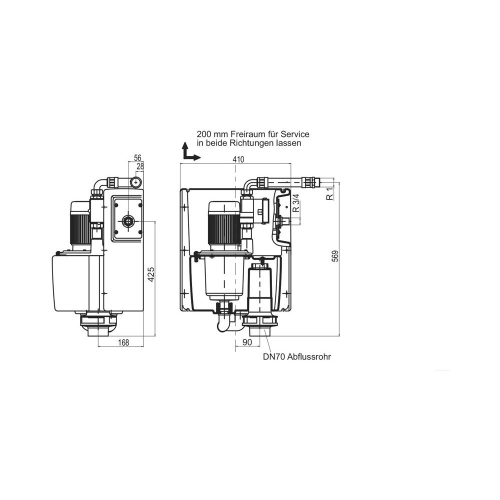 Resideo Sicherheitstrennstation CBU140 mit Einzelpumpenanlage 25A-043... RESIDEO-CBU140-25A-043 4019837138110 (Abb. 4)