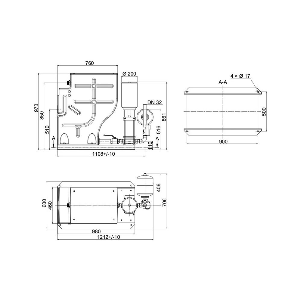 Resideo Sicherheitstrennstation CBU142 mit Einzelpumpenanlage 32A-065... RESIDEO-CBU142-32A-065 4019837156749 (Abb. 4)