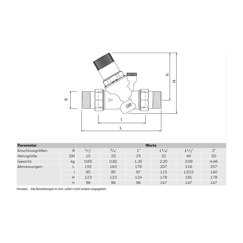 Resideo Druckminderer Projekt D05FS mit Einstellanzeige, Messing, E, R1/2... RESIDEO-D05FS-1/2E 4019837104962 (Abb. 4)