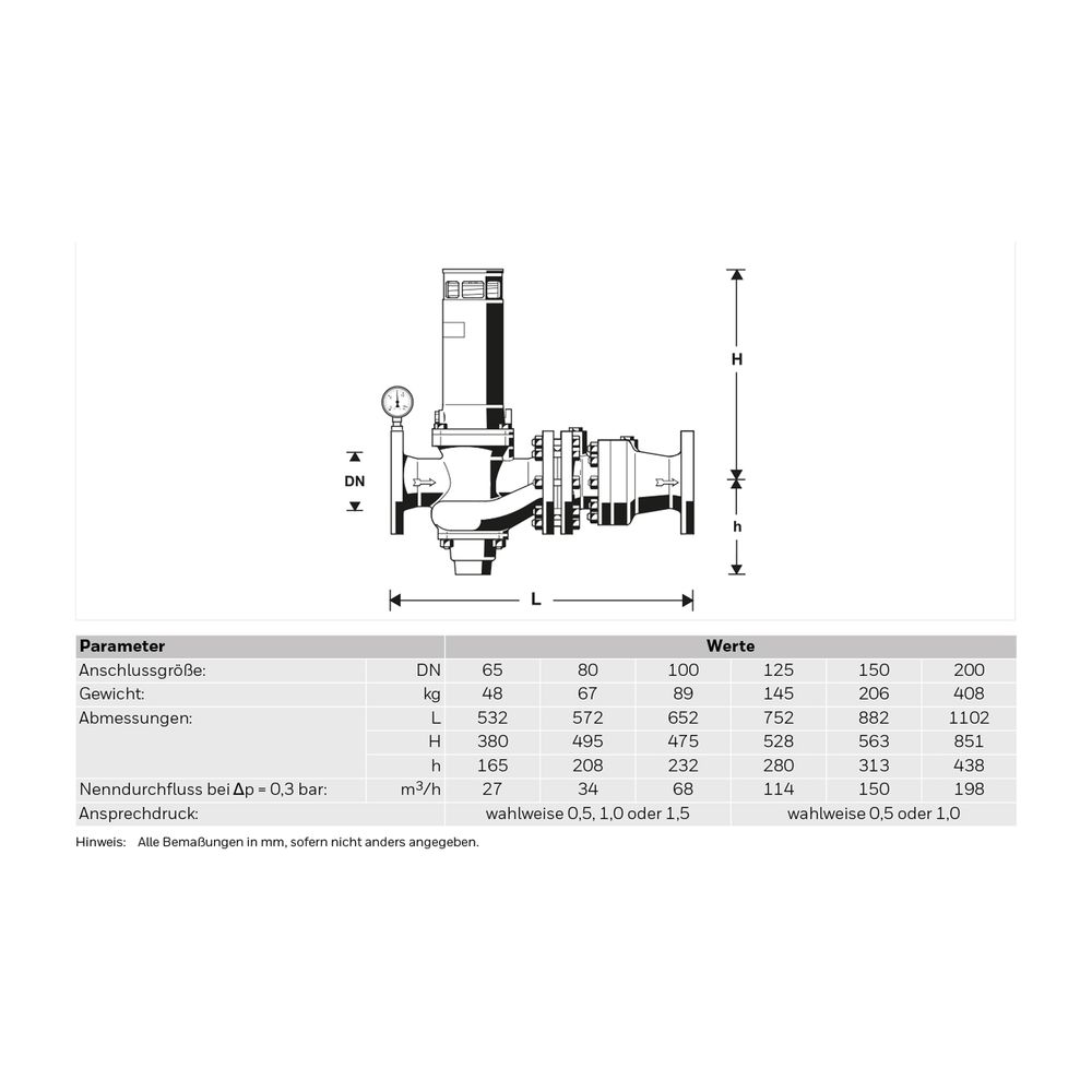 Resideo Rohrtrenner R295P-F EA1 Flansch GG plvb FA DN 100... RESIDEO-R295P-100FA 4019837054915 (Abb. 4)