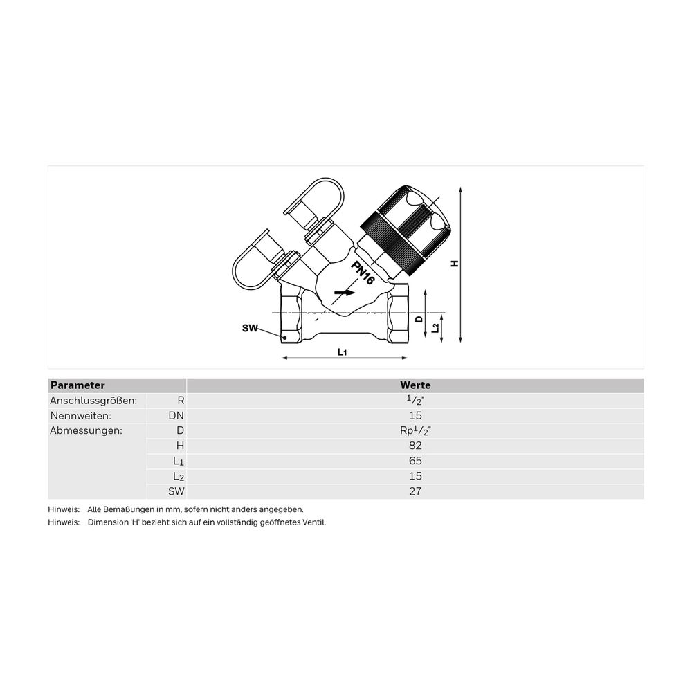 Resideo Strang.- u Absperrv.Kombi-2-Pl BLF, R1/2 LF, Kvs 0,43... RESIDEO-V5032Y0015BLF 4029289081100 (Abb. 4)