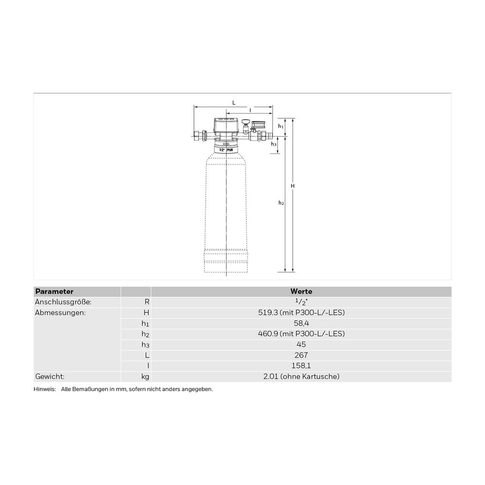 Resideo Verschneideeinheit VE300S für Nachfüllkombinationen NK300SE, R 1/2... RESIDEO-VE300S-1/2A 4019837150907 (Abb. 4)